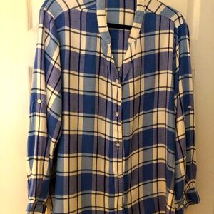 Max Jeans soft flannel blouse